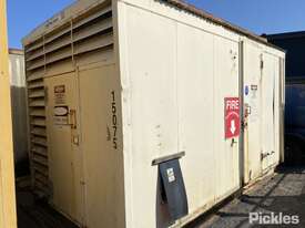 Packaged Generator, SN: 5NA08879, 455kVA, 360kW, 3 Phase Caterpillar Generator, Caterpillar G3412 V1 - picture0' - Click to enlarge