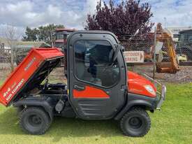 Side by Side Kubota RTV1100 4x4 Diesel Hydraulic Tipper 1831 hours A/C Cab 2008 - picture0' - Click to enlarge