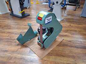 Belt Linisher, Burr King, Model 760, 2 Inch x 60 Inch, 1.5HP, 240V Plug In, Approx. 600mm (w) x 500m - picture0' - Click to enlarge