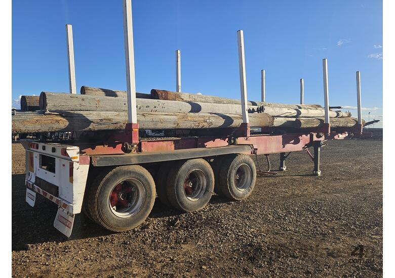 caption Brazier Heavy Duty Log Trailer