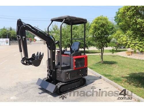 caption Mini Excavator 1.4T with 8 Attachments: Limited Time Offer!
