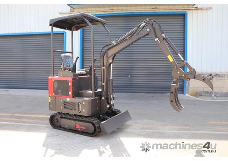 caption Mini Excavator 1.4T with 8 Attachments: Limited Time Offer!