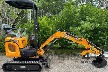 2024   Rhinoceros xn10-9Se mini excavator with seats side mount control lever