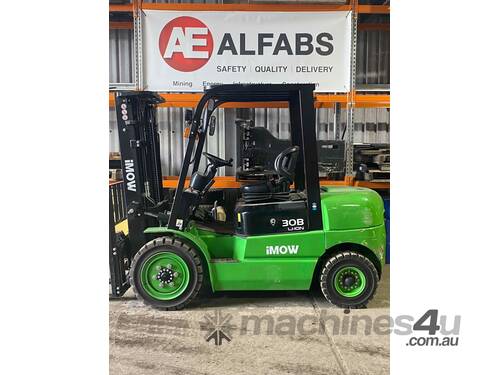 caption ALFABS - IMOW ICE301 LITHIUM FORKLIFT - Hire
