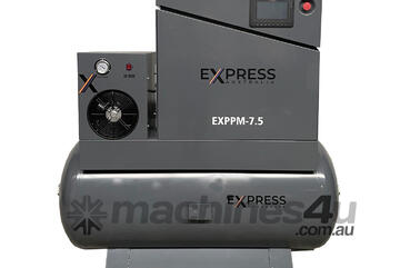 Screw Compressor PM VSD Package 5.5kW (7.5HP) with tank and dryer