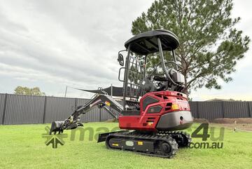 Rhinoceros XN18SP Delux 1.8T Mini Excavator, Attachments Included, Heavy Duty for Aussie Conditions!