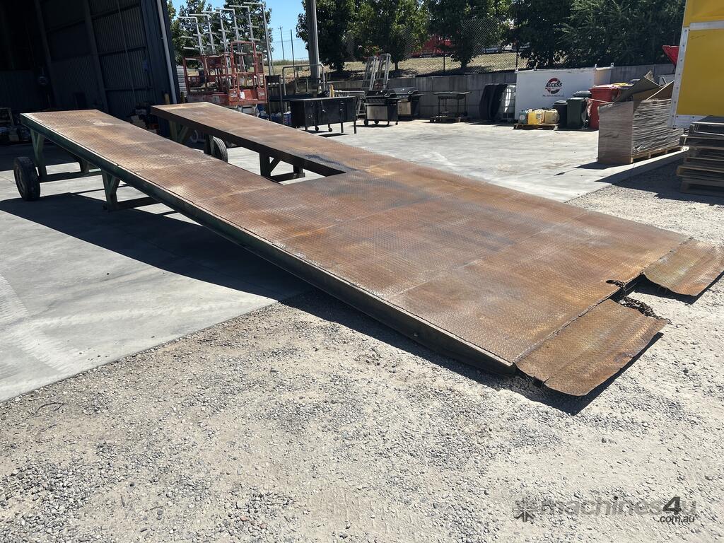Used Loading Ramp - 8200mm L x 3040mm W dimensions exclude removable ...