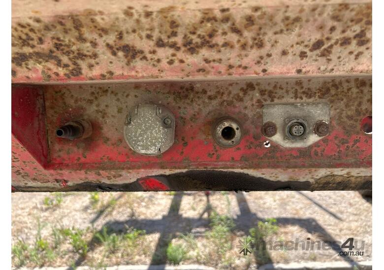 caption 2014 Stonegate Industries Tri Axle Skel Logging Trailer