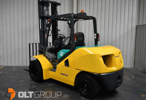 Komatsu 4.5 Tonne Diesel Forklift Wide Fork Positioner Attachment 3491 Low Hours