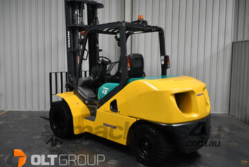 Komatsu 4.5 Tonne Diesel Forklift Wide Fork Positioner Attachment 3491 Low Hours