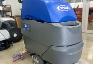 TITUS S3b Automatic Driven Walk Behind Scrubber Machine