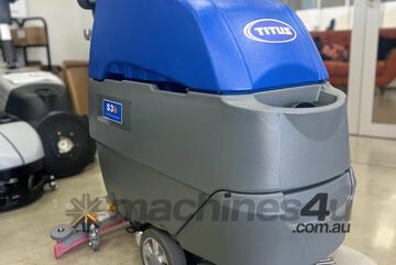 TITUS S3b Automatic Driven Walk Behind Scrubber Machine