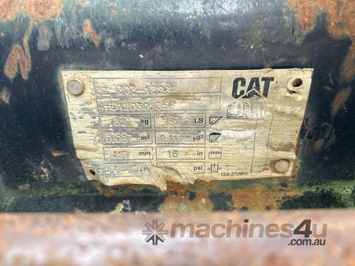 caption Caterpillar 303.5E Excavator (Rubber Tracked)