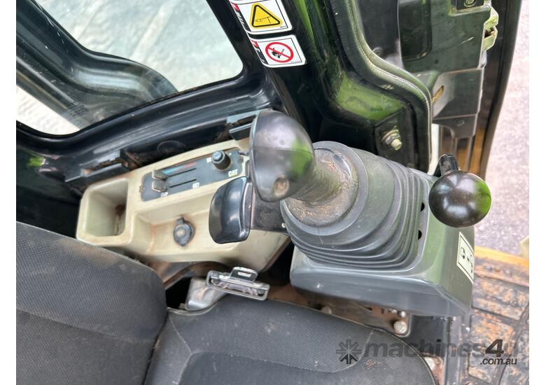 caption Caterpillar 303.5E Excavator (Rubber Tracked)