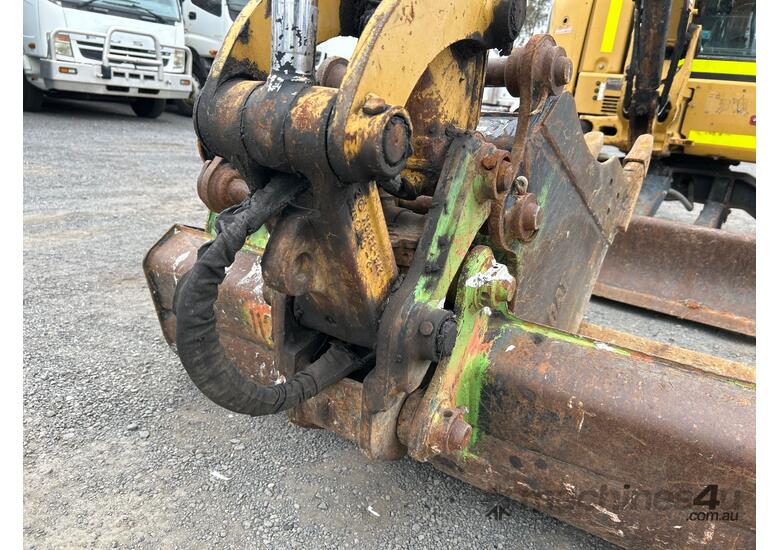 caption Caterpillar 303.5E Excavator (Rubber Tracked)