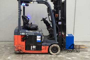 Toyota Forklift 1.8T 3 Wheel Electric - 2022 Battery (Unit#:AU436)