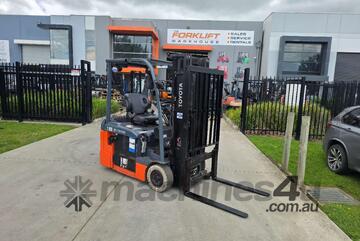 Toyota Forklift 1.8T 3 Wheel Electric - 2022 Battery (Unit#:AU436)