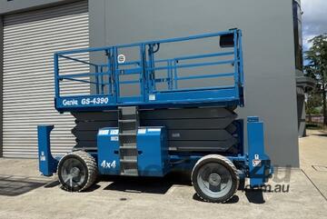 Genie GS4390RT Diesel Scissor Lift with Full Major Inspection & Machinery Re Spray