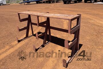 1 X Steel Rack with Shelf