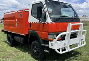 Mitsubishi Fuso Canter FG 4x4 Single Cab Firetruck. Ex NSW Rural Fire Service.