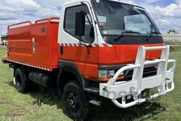 Mitsubishi Fuso Canter FG 4x4 Single Cab Firetruck. Ex NSW Rural Fire Service.