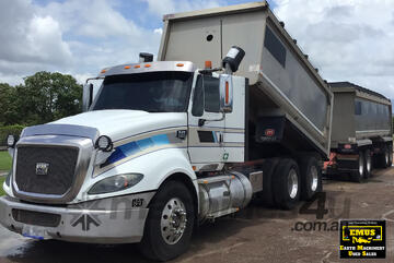 2015 Cat 630 Tipper Truck & 2017 Muscat Quad Trailer, E.M.U.S TS919