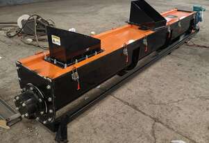 Shaftless Steel Motorised Screw Auger Feeder - 3m Long Screw