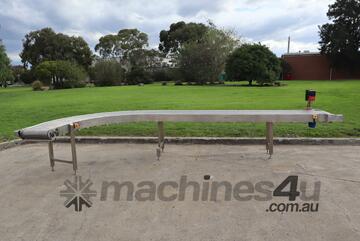 Stainless Steel L Shaped Mesh Belt Corner Conveyor