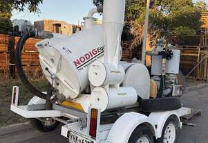 NODIG Equipment VM500 Vacuum Excavation Trailer Kohler Diesel THREE-WAY Roots Blower Vac