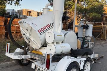 NODIG Equipment VM500 Vacuum Excavation Trailer Kohler Diesel THREE-WAY Roots Blower Vac