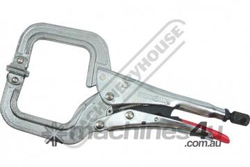 Locking C-Clamp - Swivel Tip PR115S 83mm throat 102mm Clamping Capacity