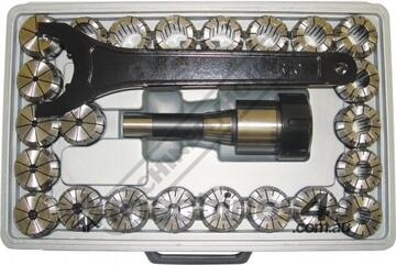 Collet & Chuck Set - 25 Piece R8 x ER40 Collet Range 3 - 26mm 