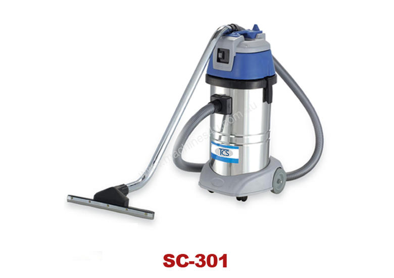 caption COMMERCIAL STAINLESS STEEL WET 'N' DRY - 30 litre
