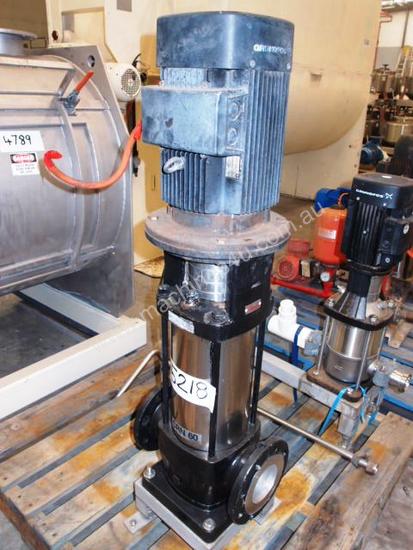 caption Multistage Pump In/Out: 100mm Dia.