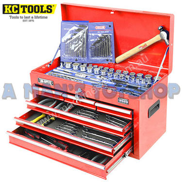 TOOLKIT KC 153PCE 3 DRAWER CHEST