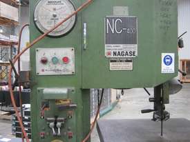 Working good Nagase band saw NC 400 with blade weld - picture1' - Click to enlarge