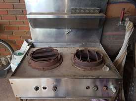Commercial Wok Waterless 2 Burner Gas  - picture0' - Click to enlarge