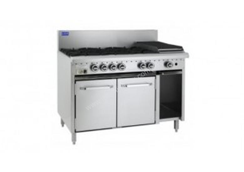 caption Luus Essentials Series 1200 Wide Oven Ranges 6 burners, 300 grill & oven