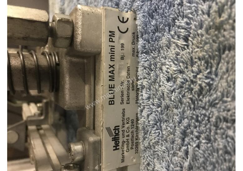 Used 1999 hettich blue max HETTICH HINGE PRESS BORER Hinge Borers in