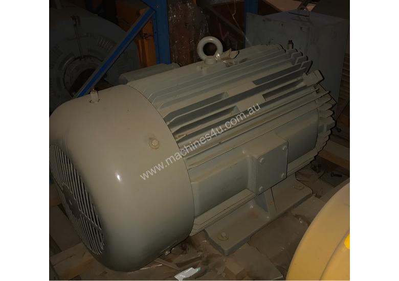 Used toshiba 110 kw 150 hp 4 pole 415 v AC Electric Motor AC Electric Motor in PAKENHAM, VIC