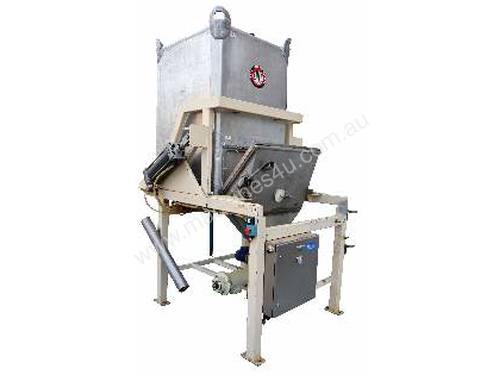 ToteBin Tipper with Cross-Feed Auger