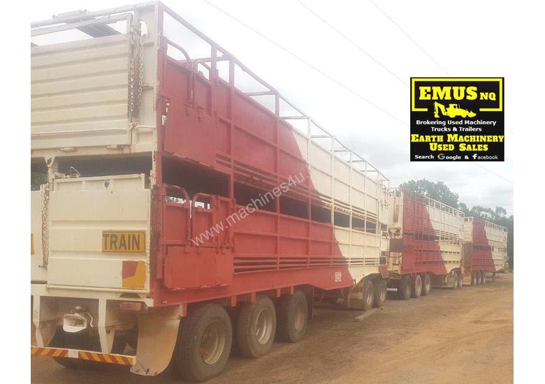 caption Haulmark Double Deck Cattle Crates x 3, Massive Price Drop