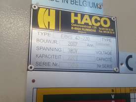 Haco press brake - picture0' - Click to enlarge