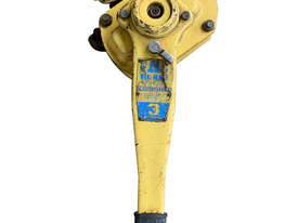 Nobles Rigmate Lever Hoist 3 ton x 1.5 meter drop Drop Chain Winch WWL 3000kg Lifting Block - picture0' - Click to enlarge