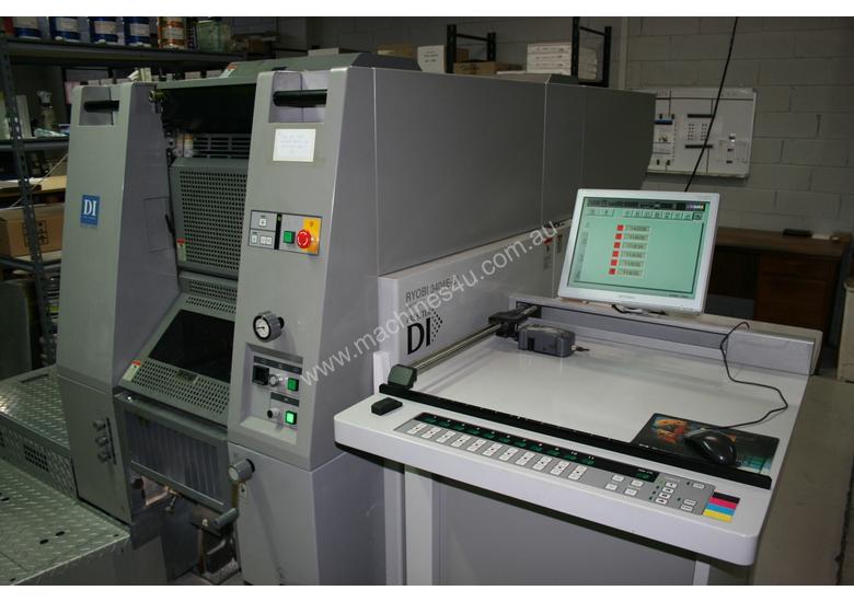 caption RYOBI 3404E-DI A3 Portrait 4-Colour Offset Press with Built-in Direct Imaging