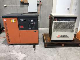 Champion CSF22 Screw Compressor With Refrigerated Air Dryer + Filtration 120 CFM - picture0' - Click to enlarge