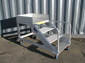 4 Step Work Platform Aluminium Stairs Ladder 150kg Load - No Bolt - picture0' - Click to enlarge