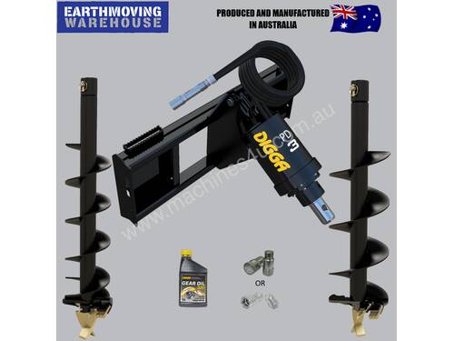 Digga PD3 auger drive combo package tractor up to 130Hp With Mc Cormack 60 - 160 Frame Type