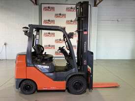 2014 TOYOTA COMPACT 62-8FDK 3 TONNE DEISEL FORKLIFT 2 STAGE 4500 mm CLEARVIEW MAST LOCATED COOPERS P - picture0' - Click to enlarge