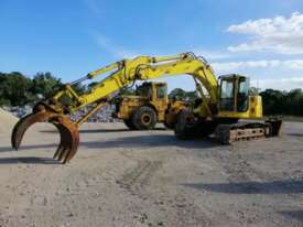 Sumitomo SH215X-2 Excavator with Indeco Breaker, Rock Bucket and Grab - picture0' - Click to enlarge